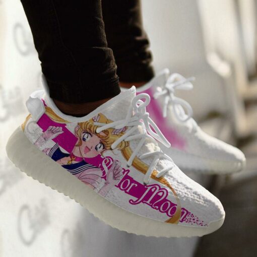 Sailor Moon Shoes Pink Custom Anime Sneakers TT10 - 3 - GearAnime
