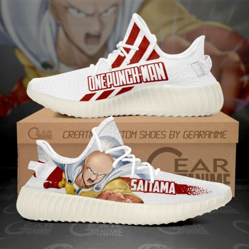 Saitama Shoes Fight One Punch Man Custom Anime Sneakers TT10 - 1 - GearAnime