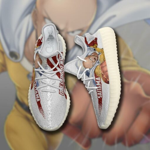 Saitama Shoes Fight One Punch Man Custom Anime Sneakers TT10 - 2 - GearAnime