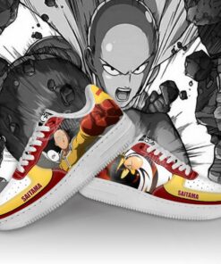 Saitama Sneakers One Punch Man Anime Custom Shoes PT09 - 4 - GearAnime