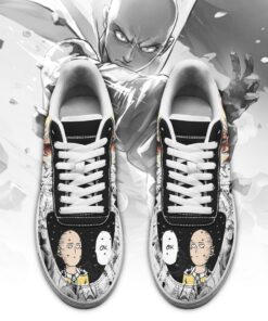 Saitama One Punch Man Sneakers Anime Custom Shoes - 2 - GearAnime