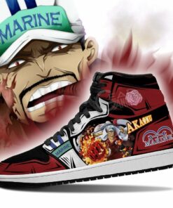 Sakazuki Akainu Sneakers Admiral One Piece Anime Shoes Fan MN06 - 3 - GearAnime