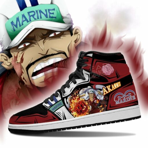 Sakazuki Akainu Sneakers Admiral One Piece Anime Shoes Fan MN06 - 3 - GearAnime