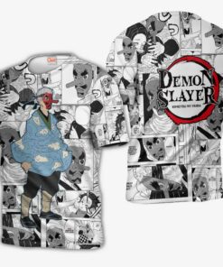 Demon Slayer Sakonji Urokodaki Hoodie Anime Mix Manga KNY Shirt - 3 - GearAnime