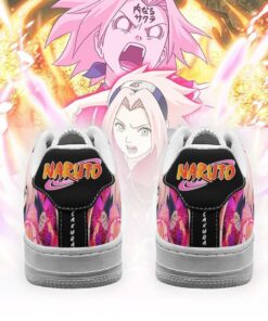 Sakura Haruno Sneakers Custom Naruto Anime Shoes Leather - 3 - GearAnime