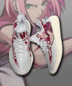 Sakura Haruno Shoes Naruto Custom Anime Sneakers TT10 - 2 - GearAnime