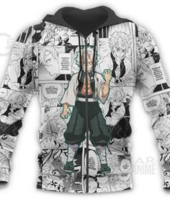 Demon Slayer Sanemi Shinazugawa Hoodie Anime Mix Manga KNY Shirt - 6 - GearAnime