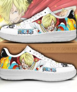 Sanji Sneakers Custom One Piece Anime Shoes Fan PT04 - 1 - GearAnime