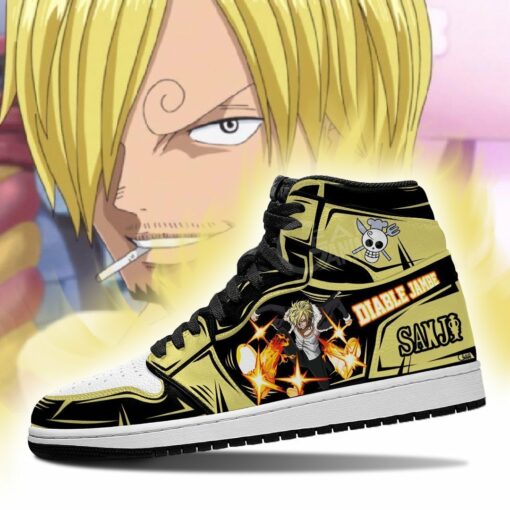 Sanji Sneakers Diable Jambe Skill One Piece Anime Shoes Fan MN06 - 3 - GearAnime