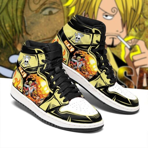 Sanji Sneakers Straw Hat Pirates One Piece Anime Shoes Fan Gift MN06 - 2 - GearAnime