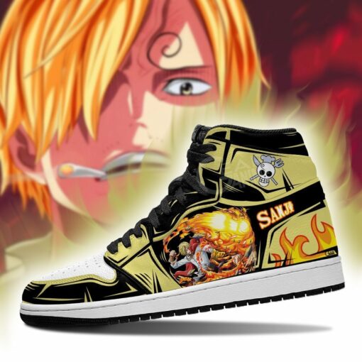 Sanji Sneakers Straw Hat Pirates One Piece Anime Shoes Fan Gift MN06 - 3 - GearAnime
