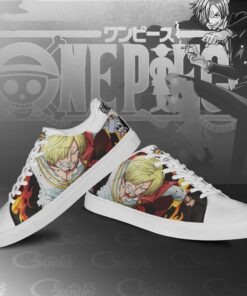 Vinsmoke Sanji Skate Shoes One Piece Custom Anime Shoes - 3 - GearAnime
