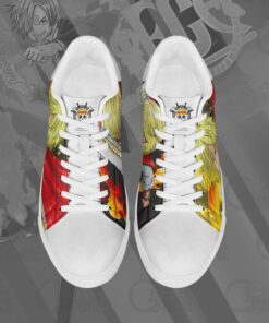 Vinsmoke Sanji Skate Shoes One Piece Custom Anime Shoes - 4 - GearAnime