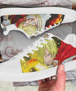 Vinsmoke Sanji Skate Shoes One Piece Custom Anime Shoes - 2 - GearAnime