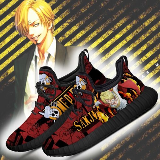 Sanji Reze Shoes One Piece Anime Shoes Fan Gift Idea TT04 - 4 - GearAnime