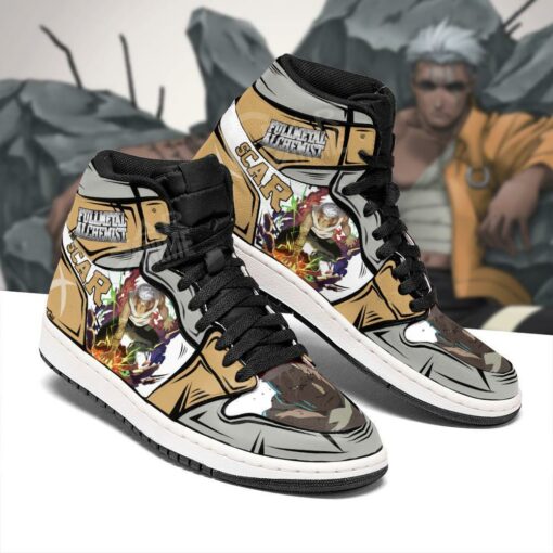 Scar Fullmetal Alchemist Sneakers Anime Custom Shoes Fan Gift - 2 - GearAnime