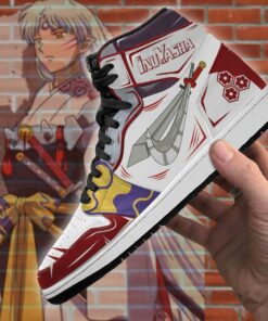 Sesshomaru Sword Sneakers Inuyasha Anime Sneakers Leather - 3 - GearAnime