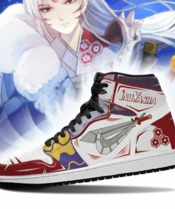 Sesshomaru Sword Sneakers Inuyasha Anime Sneakers Leather - 4 - GearAnime