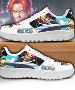 Shank Sneakers Custom One Piece Anime Shoes Fan PT04 - 1 - GearAnime