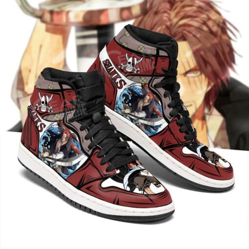 Shank Red Hair Sneakers Yonko One Piece Anime Shoes Fan Gift MN06 - 2 - GearAnime