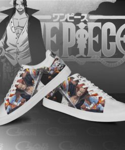 Red Hair Shanks Skate Shoes One Piece Custom Anime Shoes - 3 - GearAnime