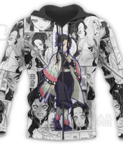 Demon Slayer Shinobu Kocho Hoodie Anime Mix Manga KNY Shirt - 8 - GearAnime
