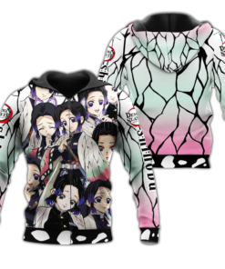 Shinobu Zip Hoodie Demon Slayers Shirt Costume Anime Fan Gift Idea VA06 - 1 - GearAnime