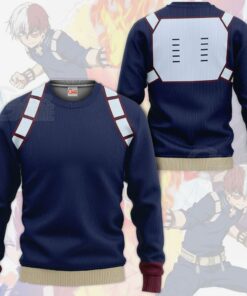 Shoto Todoroki Hero Costume Uniform My Hero Academia Anime Shirt - 2 - GearAnime