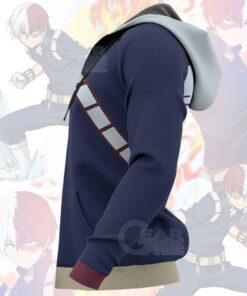Shoto Todoroki Hero Costume Uniform My Hero Academia Anime Shirt - 6 - GearAnime