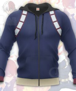 Shoto Todoroki Hero Costume Uniform My Hero Academia Anime Shirt - 8 - GearAnime