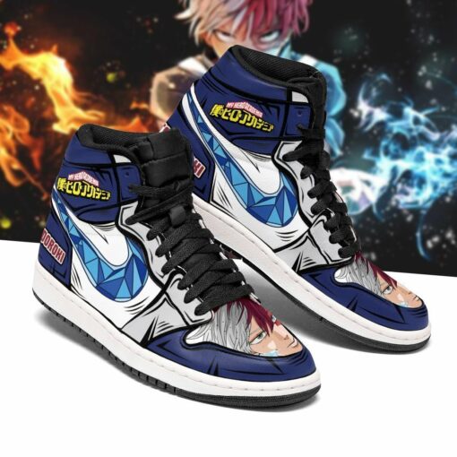 Shoto Todoroki Sneakers Skill My Hero Academia Anime Shoes - 2 - GearAnime