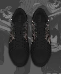 Shouta Aizawa Skate Shoes Black MHA Custom Anime Shoes - 3 - GearAnime