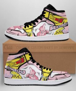Skinny Majin Buu Shoes Boots Dragon Ball Z Anime Sneakers Fan Gift MN04 - 1 - GearAnime