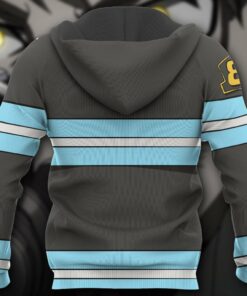 Takehisa Hinawa Fire Force Hoodie Shirt Anime Uniform Jacket - 7 - GearAnime