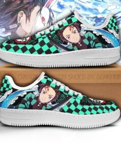 Tanjiro Sneakers Custom Demon Slayer Anime Shoes Fan PT05 - 1 - GearAnime