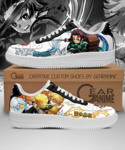 Tanjiro And Zenitsu Sneakers Demon Slayer Anime Shoes PT10 - 1 - GearAnime