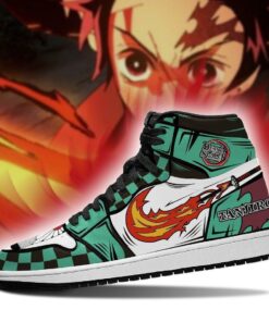 Tanjiro Sneakers Fire Skill Costume Demon Slayer Anime Shoes MN04 - 3 - GearAnime