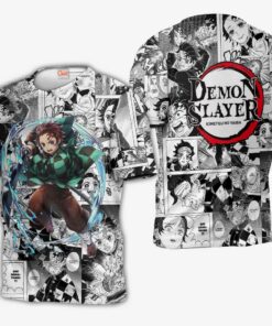 Demon Slayer Tanjiro Hoodie Anime Mix Manga KNY Shirt - 3 - GearAnime