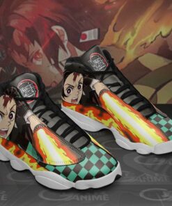 Tanjiro Kamado Sneakers Sun Breathing Demon Slayer Shoes MN10 - 3 - GearAnime