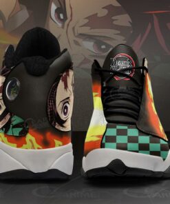 Tanjiro Kamado Sneakers Sun Breathing Demon Slayer Shoes MN10 - 5 - GearAnime
