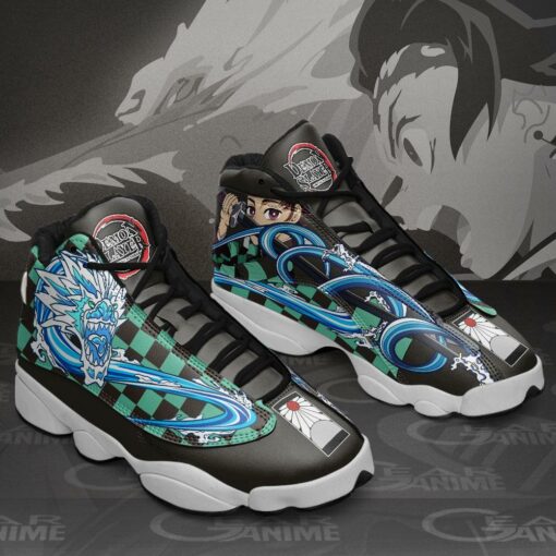 Tanjiro Kamado Sneakers Water Breathing Demon Slayer Shoes MN10 - 3 - GearAnime