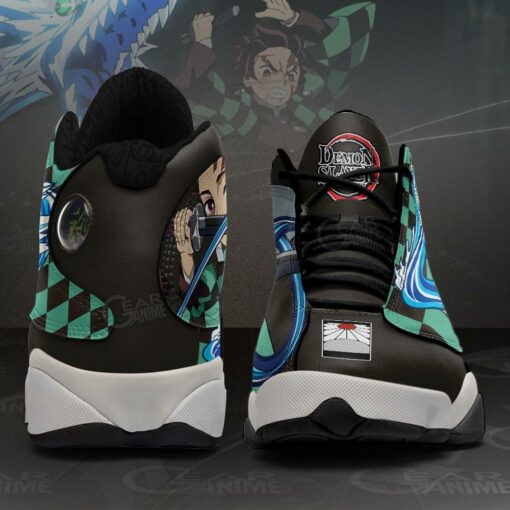 Tanjiro Kamado Sneakers Water Breathing Demon Slayer Shoes MN10 - 5 - GearAnime