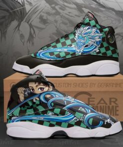 Tanjiro Kamado Sneakers Water Breathing Demon Slayer Shoes MN10 - 1 - GearAnime