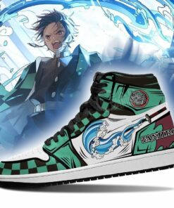 Tanjiro Kamado Sneakers Demon Slayer KNY Anime Shoes Fan Gift MN06 - 2 - GearAnime