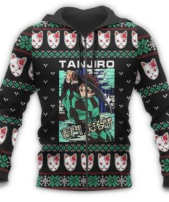 Tanjiro Kamado Ugly Christmas Sweater Demon Slayer Anime Xmas Custom Clothes - 7 - GearAnime
