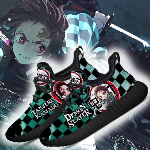 Tanjiro Reze Shoes Costume Demon Slayer Anime Sneakers Fan Gift Idea - 2 - GearAnime