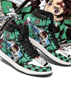 Tanjiro Shoes Boots Skill Water Breathing Demon Slayer Anime Sneakers Fan - 2 - GearAnime