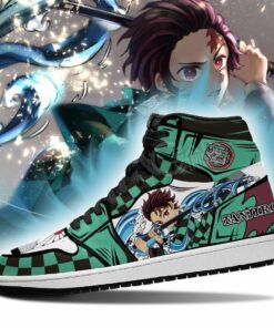 Tanjiro Shoes Boots Skill Water Breathing Demon Slayer Anime Sneakers Fan - 3 - GearAnime