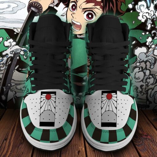 Tanjiro Sneaker Boots Water & Fire Demon Slayer Anime Shoes Fan MN06 - 4 - GearAnime