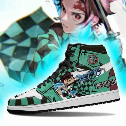 Tanjiro Sneaker Boots Water & Fire Demon Slayer Anime Shoes Fan MN06 - 5 - GearAnime